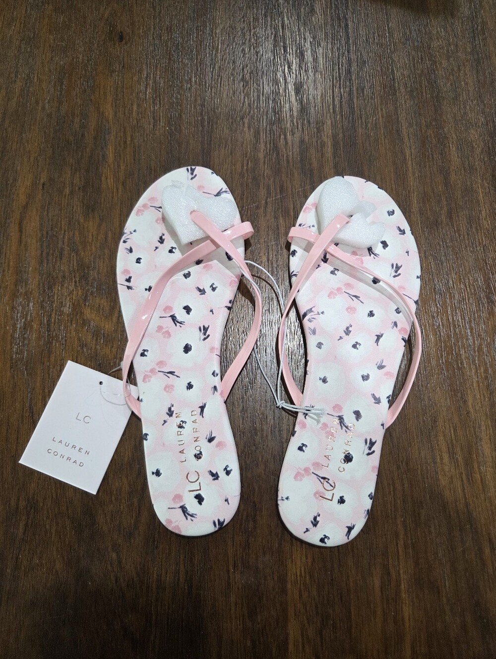 Lauren Conrad Pink Flip Flops
